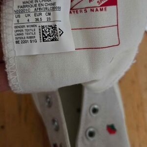 Converse White Canvas Sneakers